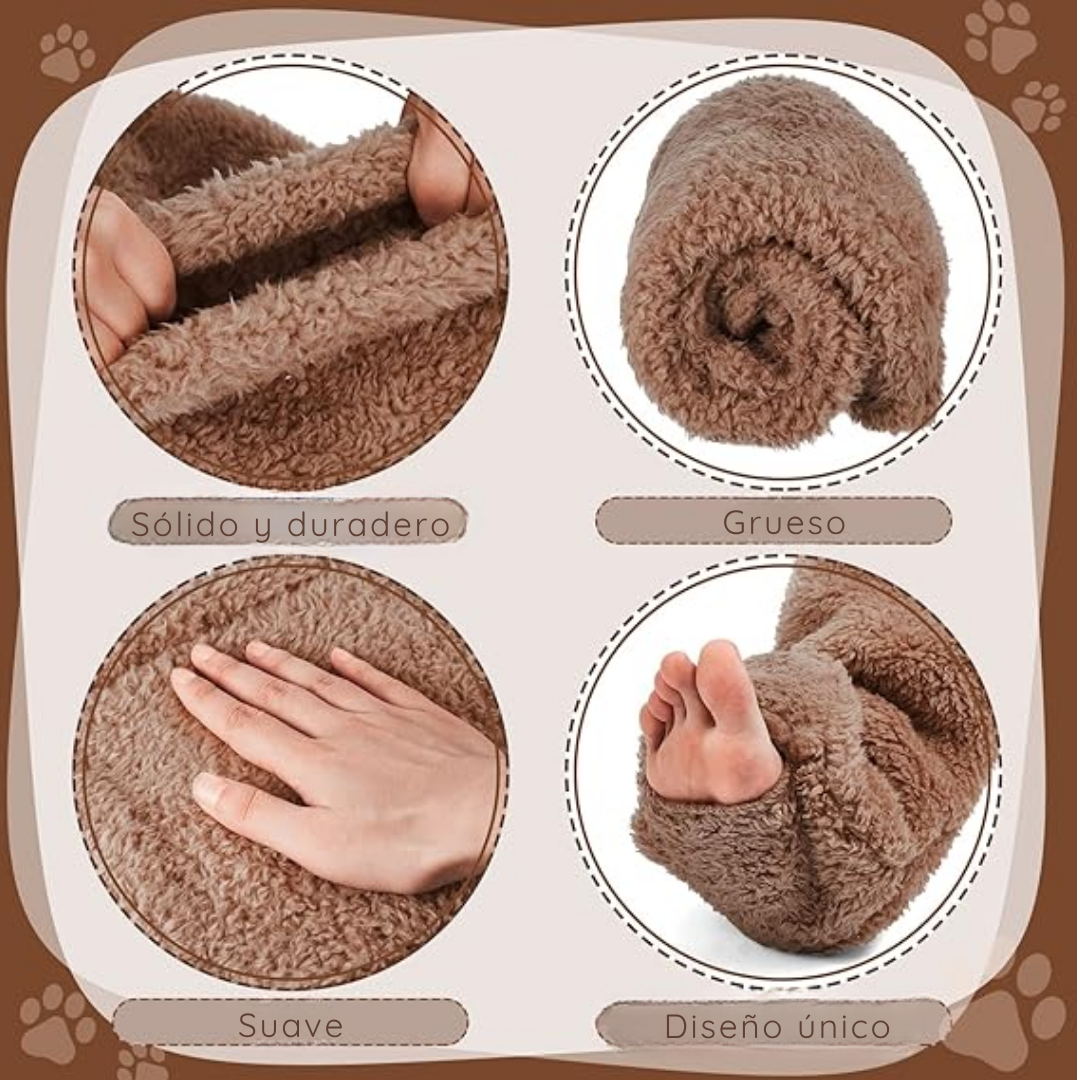 Calcetines cálidos y largos de osito