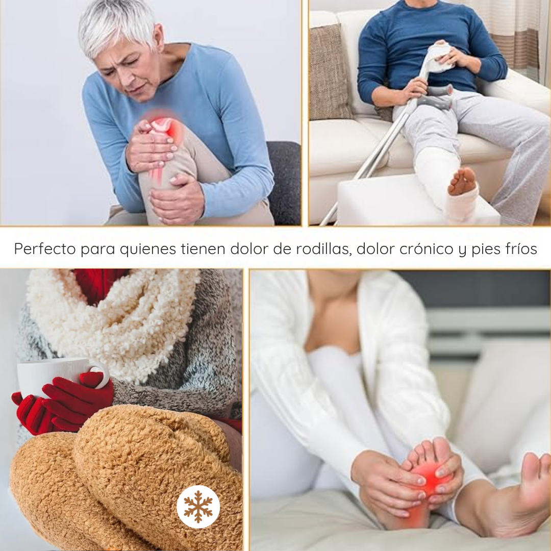 Calcetines cálidos y largos de osito