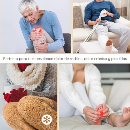 Calcetines cálidos y largos de osito